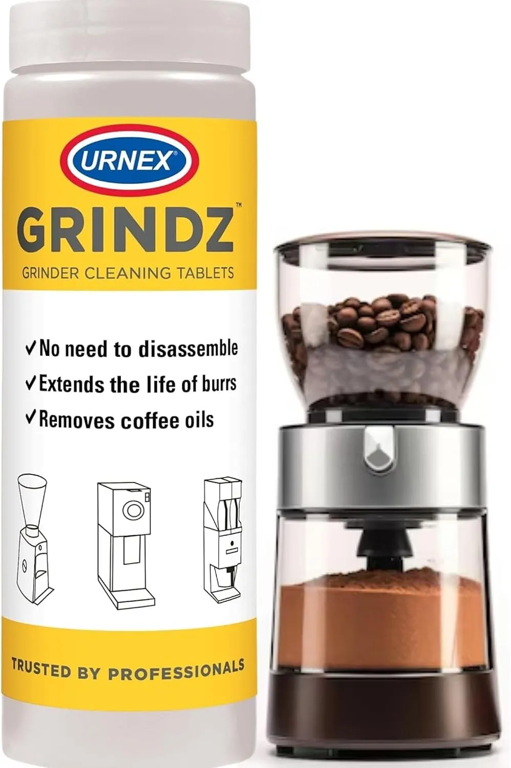 A bottle of Grindz